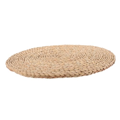 DOITOOL Cojín de Suelo Natural para Meditación y Yoga Asiento Alfombra Artesanal Cómoda para Interiores y Ventanas