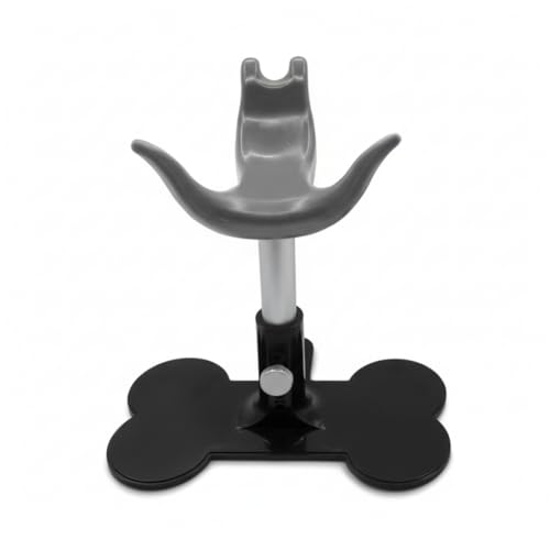 Support de toilettage pour chien réglable 14,5-18,5 cm gris