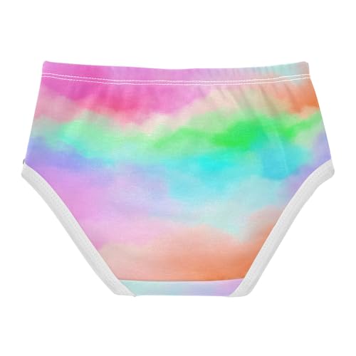 Funny Girls Underwear Toddlers 2t Cotton Cute Panties Girl Abstract Soft Colorful Cloud Kids Briefs Undies2