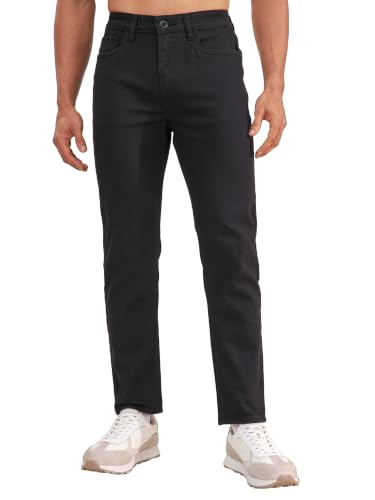 Image of Highlander Men Men's Straight Relaxed Fit Jeans | Stretchable | Everyday Comfort & Style| Jeans for Man|Premium Cotton Blend