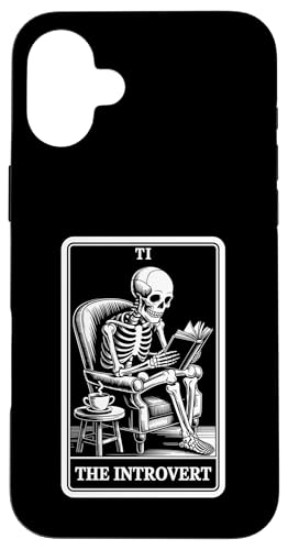 The Introvert Tarot Card Indoorsy Women Inrovert �X�}�z�P�[�X iPhone 16 Plus �p
