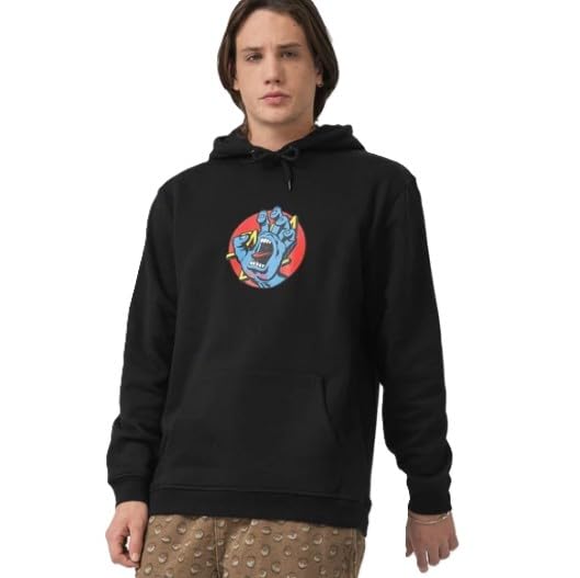 Pull à capuche Santa Cruz à pois idéal pour vos sessions skate en ville