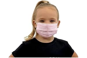 Kids Pink 3-PLY Disposable Face Mask: Excellent Fit for Delicate Skin