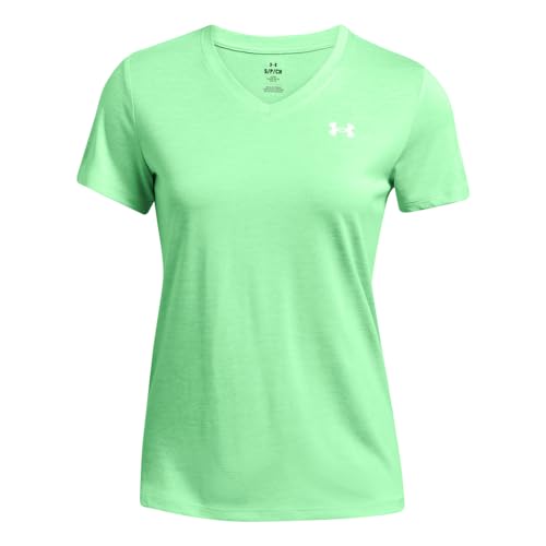 Under Armour Women's Tech Twist Short Sleeve V Neck - Image 4