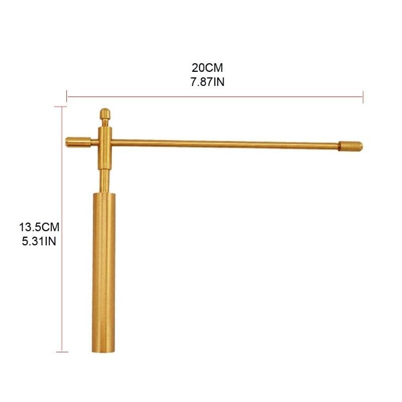 DREAWOO Premium Copper Dowsing Rods Fit for Paranormal Investigations and Vein Detection