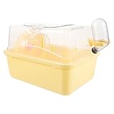 Ipetboom Transparent Hamster Cage for Small Pets Outdoor Travel Container for Guinea Pigs Mice More Sturdy Carrier Break Resistance for Pet Travel and Convenience