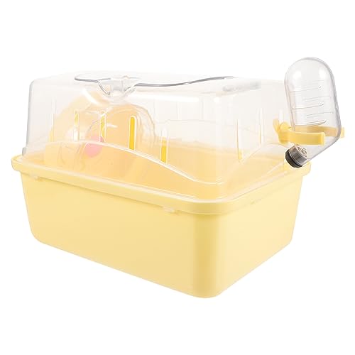 Ipetboom Transparent Hamster Cage for Small Pets Outdoor Travel Container for Guinea Pigs Mice More Sturdy Carrier Break Resistance for Pet Travel and Convenience