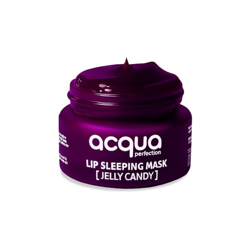Mascarilla Labial Nocturna - Gomitas - 15 ml - Tratamiento Hidratante para Labios Durante la Noche con Aceite de Murumuru, Aceite de Coco y Complejo de Bayas - Reparador, Voluminizador y Hidratante