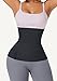 Shapebird Tummy Wrap Waist Trainer, Sauna compression Trimmer belt for abdominal support, Waist Cincher Belt for Women -One Size Fit All Black'