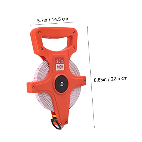 Cinta métrica retractil de 30m con carcasa naranja miniatura 5