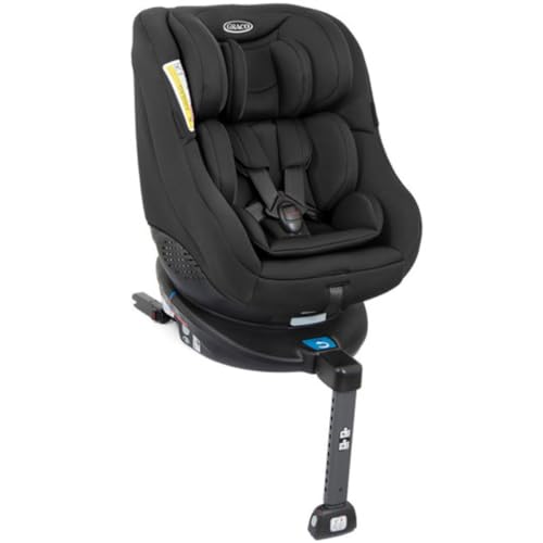 Graco Turn2Me Group 0+/1 ISOFIX 360° Rotating Car Seat, Rearward facing for longer from birth to...