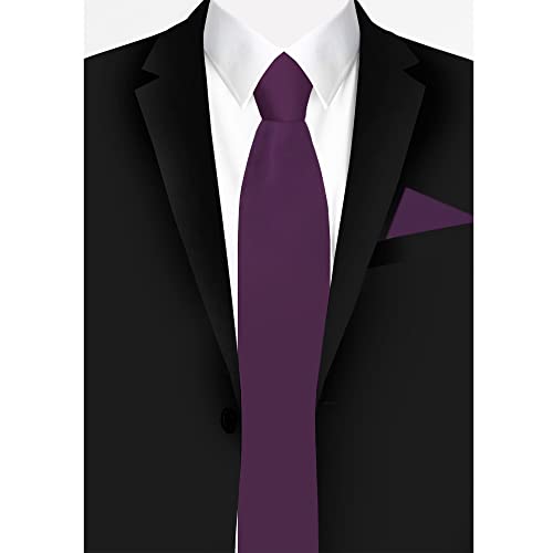 Image of Jacob Alexander Men's Pocket Square Solid Color Handkerchief