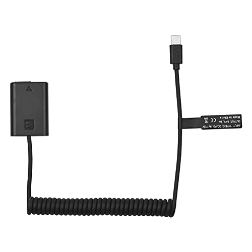 Adaptateur batterie factice NP-FW50 USB-C pour Sony Alpha A6000 A6400 A7II RX10