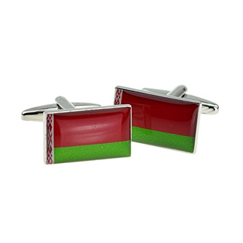 Mancuernillas para hombre bandera Belarus talla única miniatura 1