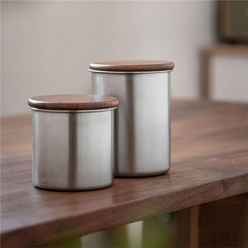 Contenedor para café acero inoxidable multicolor grande miniatura 4