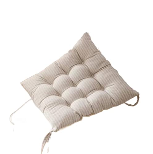 INGVY Cojín de asiento de lino moderno y simple con...