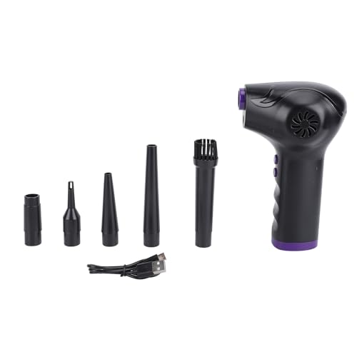 エアダスターポータブル折りたたみ電動送風乾燥機 5 種類のノズル付き家庭用ヘアサロン屋外用