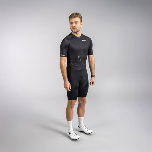 Maillot de cyclisme été coupe aérodynamique Epic noir