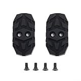 El adaptador para zapatos de bicicleta de montaña convierte los tacos en pedales planos, se adapta y zapatos de ciclismo, hecho de plástico PA resistente con antideslizante seguro