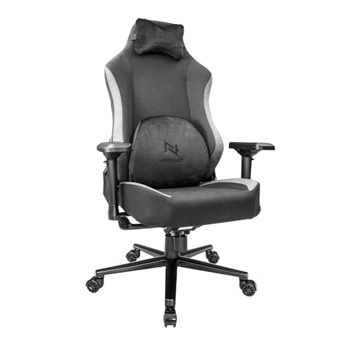 CADEIRA GAMER NEOLOGIC STEALTH, PISTÃO CLASSE 4, 4D, RECLINÁVEL ATÉ 160, TECIDO SUEDE, PRETO, SUPORT