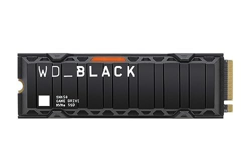 Western Digital WD Black SN850 2TB NVMe PCIe 4.0 M.2 Internal Gaming SSD with Heatsink