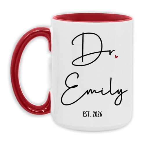 Taza personalizada para doctorado 11oz miniatura 1