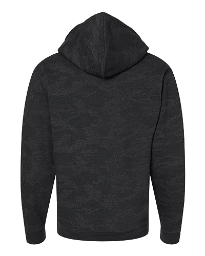 LAT Mens Elevated Basic Hoodie, XL, Storm Camo2