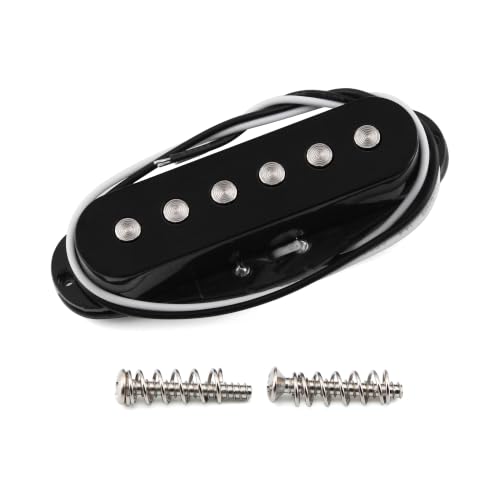 FLEOR Ceramic Black Neck Pickup for Electric Guitar