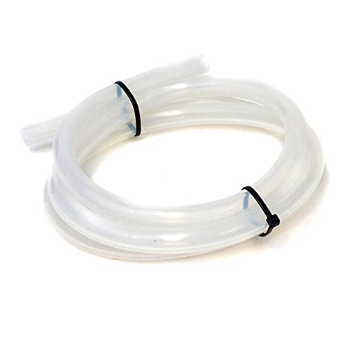 HPS HTSVH2-CLEARx5 Clear 5' Length High Temperature Silicone Vacuum Tubing Hose (60 psi Maxium Pressure, 5/64