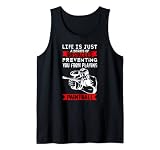 Das Leben ist nur eine Reihe von Hindernissen - Paintball Tank Top