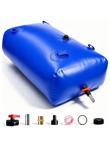 30-Gallon-Water-Bladder-Tank-2000D-PVC-Portable-Water-Storage-Bag-Blue 30 Gallon Water Bladder Tank, 2000D PVC Portable Water Storage Bag Blue - Image 1