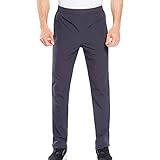 FLYGAGA Men's Outdoor Water-Resistant Quick Drying Lightweight Hiking Fishing Mountain Cargo Work Pants Gray