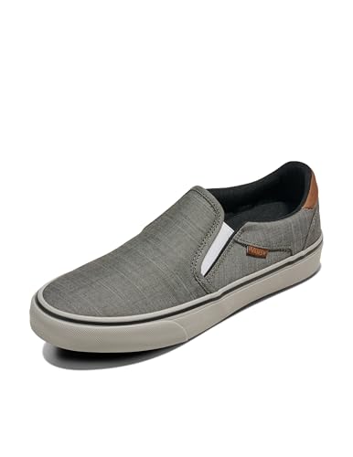 Image of Vans Mens Asher Deluxe Slip-on Shoe | Comfortable Sneakers for Fashion, Walking & Everyday Wear