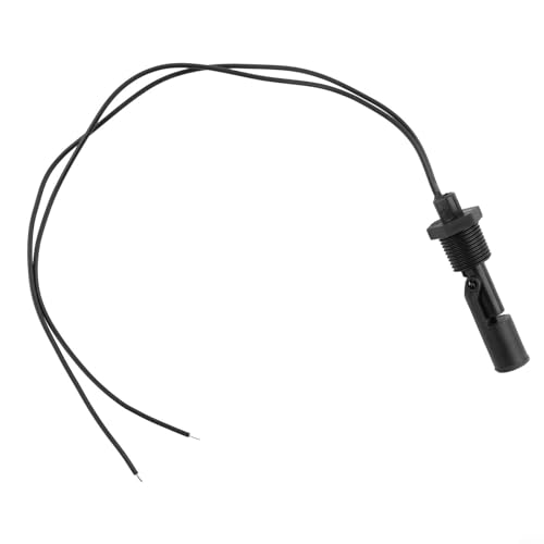 Sensor de nivel de agua Interruptor flotante horizontal con montaje lateral PP para detección de líquidos en tanques de piscina y diversas aplicaciones, incluyendo hidroponía y peceras (B)