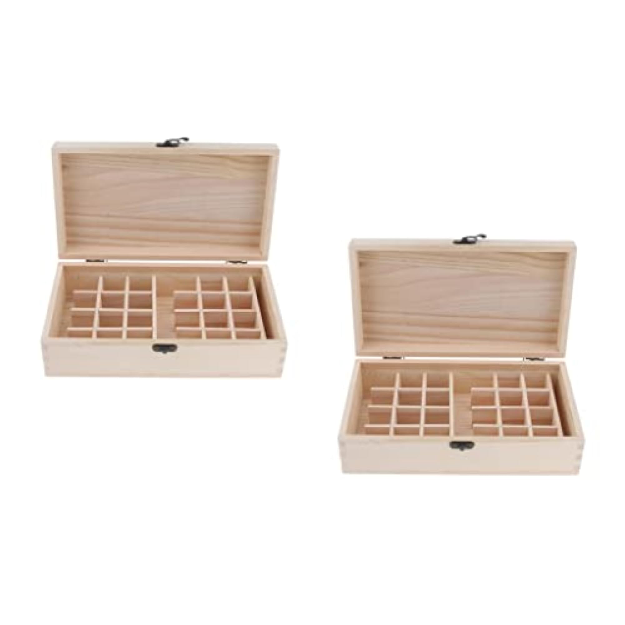 25 Slot Wooden Essential Oils Storage Box Organizer