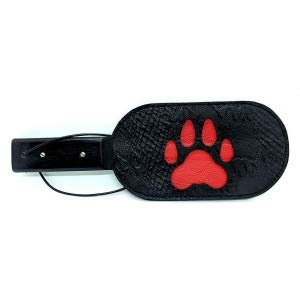 Black Label Puppy Paw tapette de spanking pour débuter le BDSM sans douleur excessive