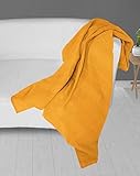 Lavable a máquina. Soleil d\'ocre Galaxy - Edredón, Polialgodón, Amarillo, 140 x 200 cm