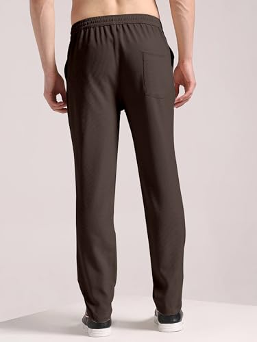 Image of Mehrang Men's Baggy Trackpants | Oversized Fit Streetwear & Gym Wear | Comfortable Casual Joggers for Men, Loose Fit Joggers for Men | Korean Style Travel & Lounge Wear with Pockets