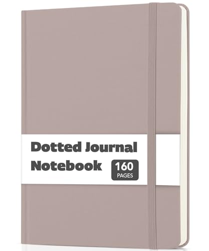 Mr. Pen- Dotted Journal Notebook, A5 Midium Size (5.7"x8.4"), 160 Pages/80 Sheets, Fabric Hardcover, 100 GSM Thick Paper, Bullet Dotted Journal, Hardcover Journaling Notebook for Bible Journaling