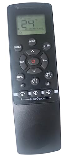 Image of EHOP Compatible Remote Control for Carrier Ac with Flexicool Buttons Ve-235 A (Exactly Same Remote Will Only Work) Black