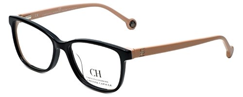 Carolina Herrera Designer Eyeglasses VHE719K-700Y in Black 50mm DEMO LENS