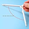 Angle Ruler 6-Piece Student Mathematical Geometry Tools Set Drawing Compasses Including Compass Ruler Pencil Protractor Drawing Tool