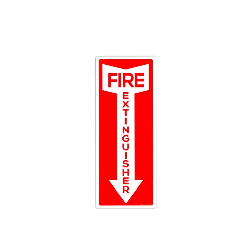 Self Adhesive Fire Extinguisher Sign, 4.25