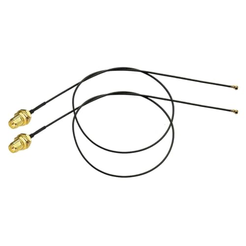 BINGFU Wlan Kabel M.2 NGFF auf RP-SMA Buchse WiFi-Antennenkabel 30 cm 2er-Pack für Intel AX200NGW 8265AC 8265NGW 7265AC 9560AC M.2 NGFF-Schnittstelle Drahtlose Netzwerkkarte...