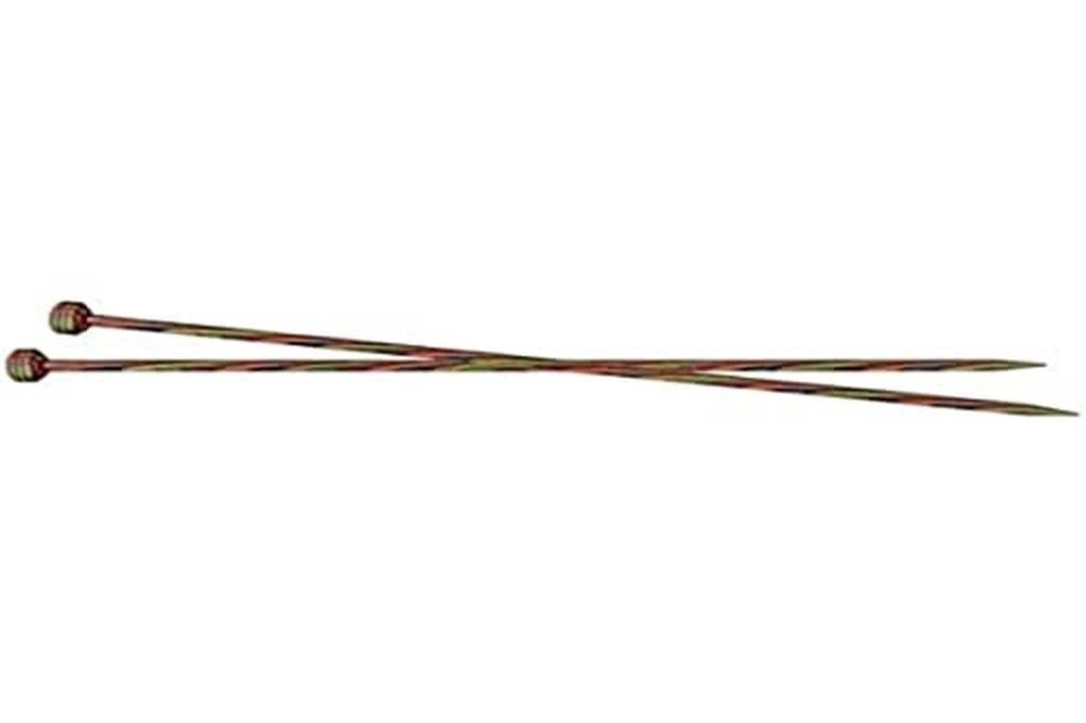 KnitPro 40 cm x 3.5 mm Symfonie Single Pointed Needles, Multi-Color