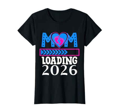 Mamma Loading 2026 Nuova mamma in attesa Maglietta