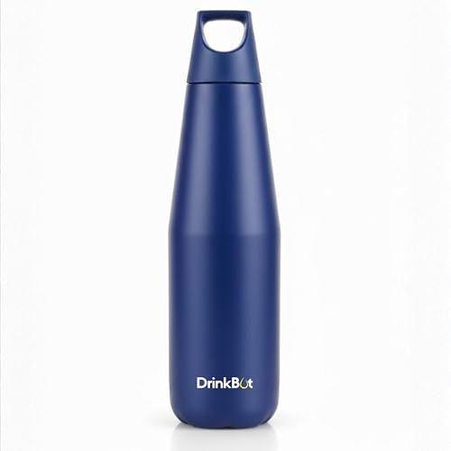 Image of Myst - Double Wall Stainless Steel Water Bottle | Vacuum Insulated | Hot & Cold | Leakproof & Durable | (Navy Blue, 1080 ml)