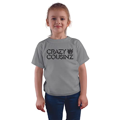 Image of Feel Good Crazy Cousins Family Matching Cotton Multi Colored Printed T-Shirt