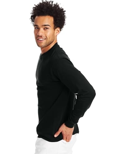 Hanes Men's Long Sleeve Beefy-T Shirt (Pack of 2)
