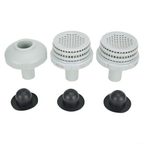 Yuanpgky Kit de conector de agua para piscina con rejilla de filtro de salida y boquilla de entrada para piscinas sobre el suelo, incluyendo serie para - Reemplazo